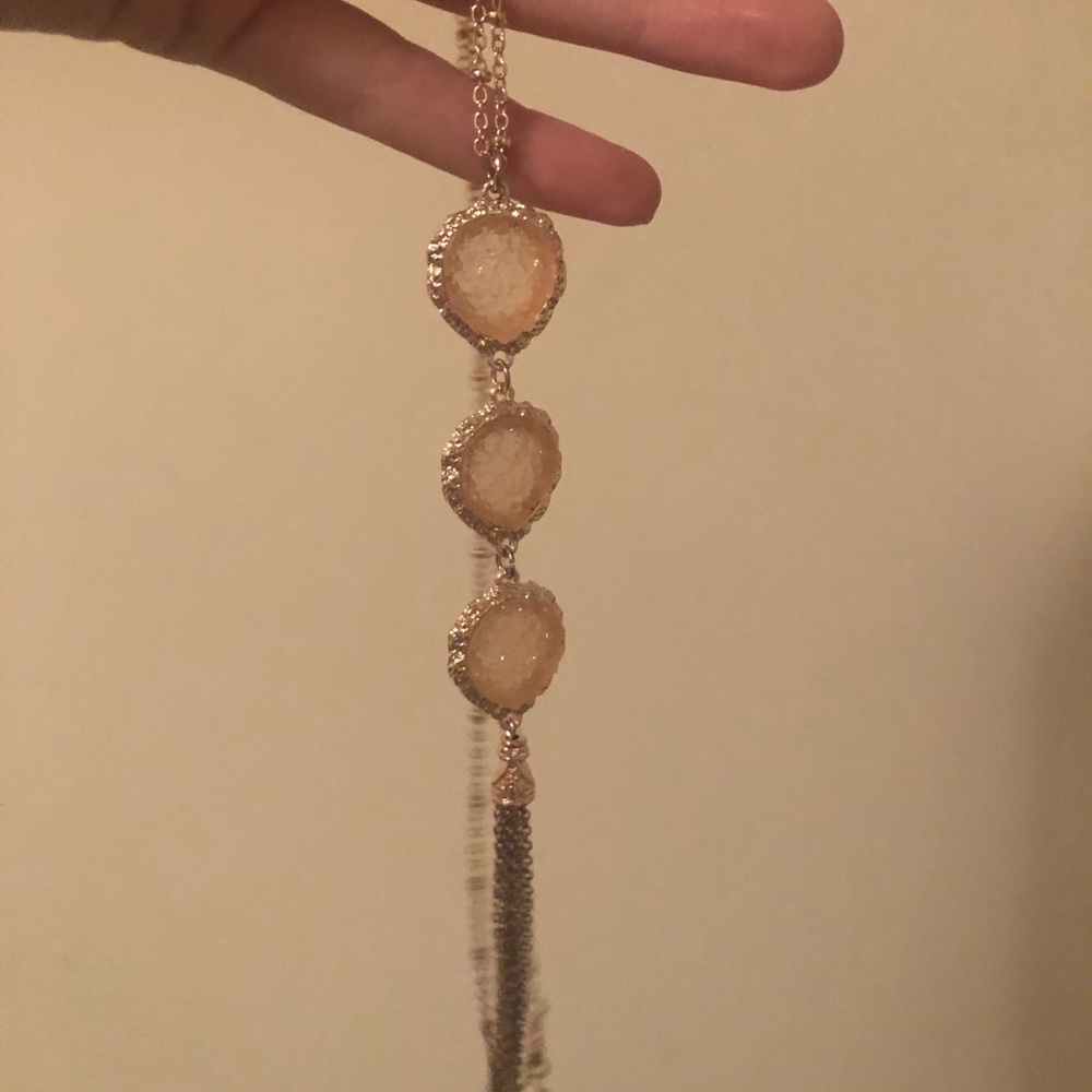 rose gold cute necklace